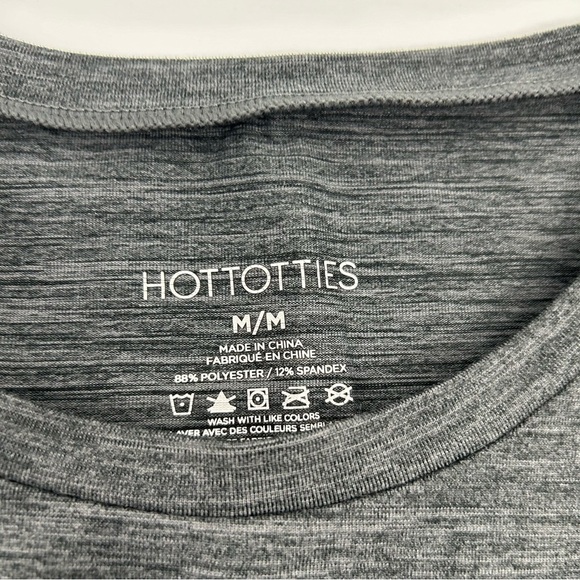 TERRAMAR Hottotties Grey Cloud Nine Scoop Neck Baselayer Long Sleeve Shirt Top M - Picture 3 of 8